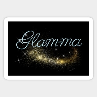 Women's Pretty and Stylish GLAM-MA Design Sticker